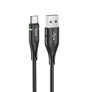 Cablu Hoco U93 Shadow Type-C 3A (1.2m) [Black]